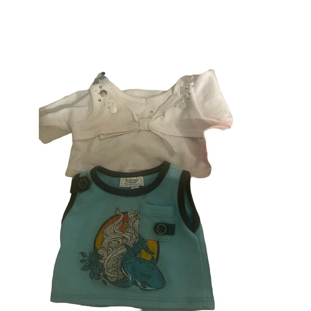 Build-A Bear Clothes Shirts Lot Of 9 Items RARE